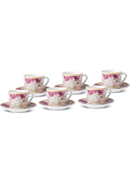 Evora 6 Kişilik Kahve Fincanı 80 ml