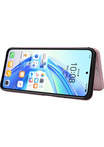 Honor X7B 4g Deri Telefon Kapağı Karbon Fiber Doku Kasası (Yurt Dışından) fırsatları