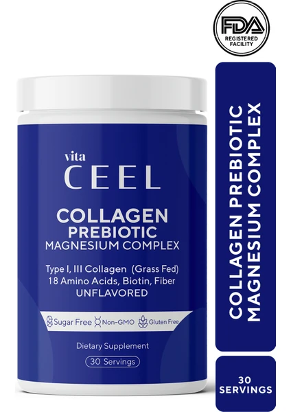 Vita Ceel Magnezyum Complex ve Kolajen Tip 1, 3