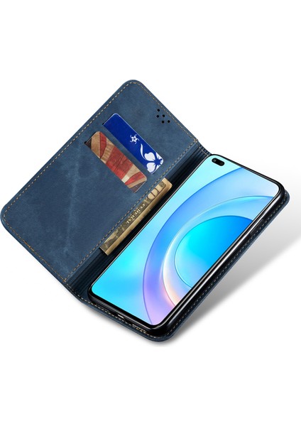 Honor Magic6 5g Kot Boya Dokusu Deri Telefon Kapağı (Yurt Dışından)