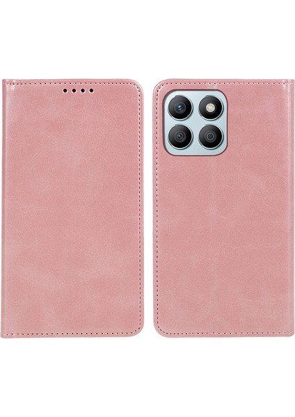 Honor X8B 4g Manyetik Kapanış Pu Deri Cüzdan Kapağı (Yurt Dışından)