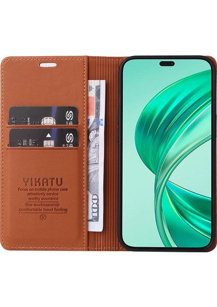 Honor X8B 4g Manyetik Kapanış Anti-Güz Cüzdan Kapağı (Yurt Dışından) fiyatları