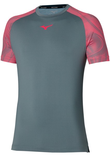 Charge Shadow Tee Erkek Tişört Gri Kırmızı