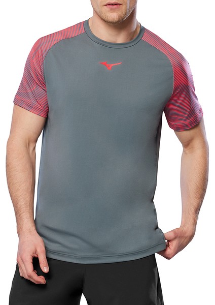 Charge Shadow Tee Erkek Tişört Gri Kırmızı fırsatları