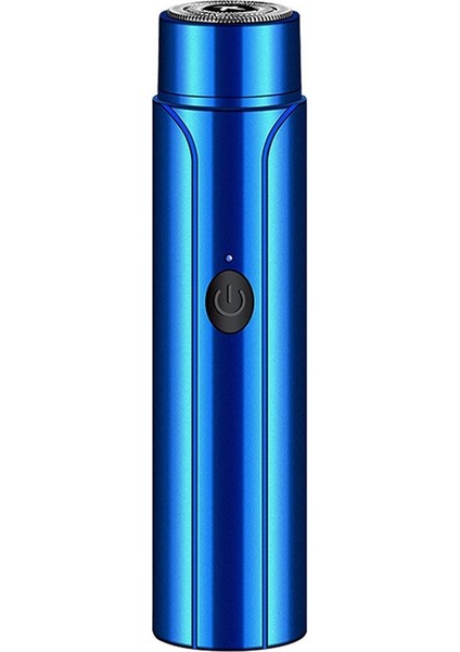 Sagrado Mini Taşınabilir Elektrikli Tıraş Makinesi, Su Geçirmez Tıraş Makinesi, USB Şarj Edilebilir Döner Tıraş Makinesi, Erkek Arkadaşı Koca Baba Için Hediye Mavi (Yurt Dışından)