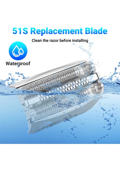 Sagrado Pack 51S Series 5 8000 Tıraş Makinesi Için Yedek Bıçak+Tıraş Başlığı 5643 5758 8970 (Yurt Dışından)