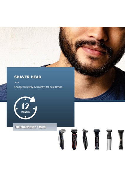 Sagrado Bodygroom 2024 - 2040 S11 Yss2 Yss3 Serisi Için 3'lü Tıraş Başlığı Yedek Giyotin Fırçalı (Yurt Dışından)