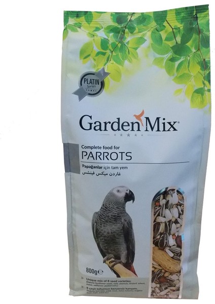 Garden Mix Platin Papağan Yemi 800 gr