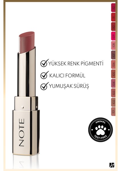 Iconic Matte Lipstick Kalıcı Mat Ruj 110 Alluring - Kırmızı