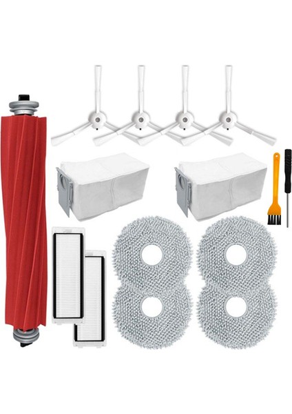 Sagrado 15 Adet Q/P10 A7400RR Robotlu Süpürge Ana Yan Fırça Toz Torbası Paspas Filtre Aksesuarları Kiti (Yurt Dışından)