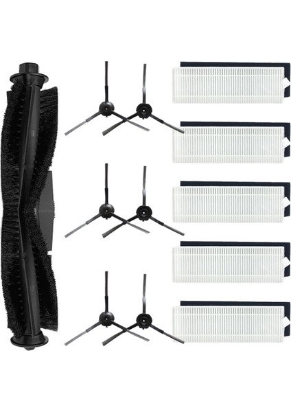 Sagrado M7 Pro Aksesuarları Için 12PCS Rulo Yan Fırça Hepa Mops Robot Vakum (Yurt Dışından)