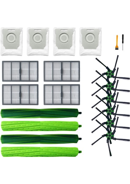 Sagrado S9 (9150) S9+ S9 Plus (9550) S Serisi Robot Temizleyici Ana Yan Fırça Hepa Filtre Toz Torbaları Için (Yurt Dışından) fırsatları