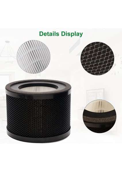 Sagrado TT-AP001/ VA-EE014 Hava Temizleme Cihazı Için H13 Hepa Filtre, Aktif Karbon Filtreli 3'ü 1 Arada Gerçek Hepa Filtre (Yurt Dışından)