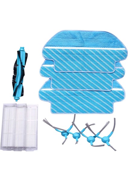 Sagrado Robotlu Süpürge Ana Fırça Yan Fırça Paspas Bezi Filtre Kiti Için 3490 Elektrikli Süpürge Parçaları Ev Temizlik Aksesuarları Toz Filtreleri (Yurt Dışından)