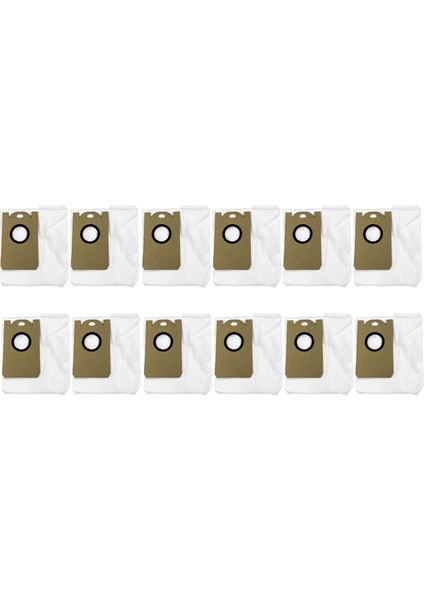 Sagrado Pusanick M8PRO Süpürge Aksesuarları Için Uygun Toz Torbası Çöp Torbası 12 Yüklü Yedek Toz Torbası (Yurt Dışından)