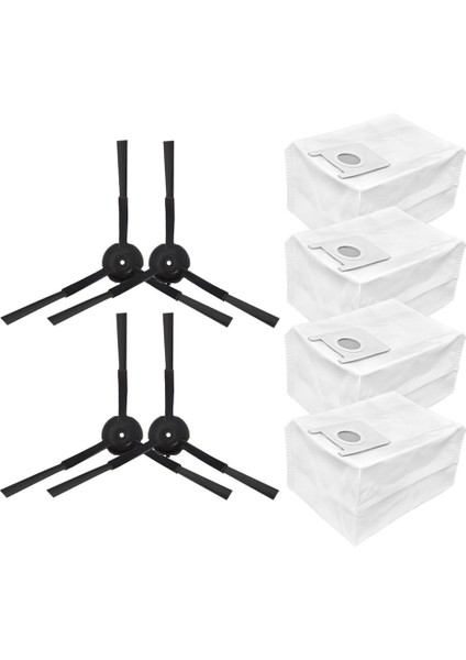 Sagrado Eva SDJ06RM Kendi Kendini Temizleyen Boşaltma Robotlu Süpürge Için 8 Adet Ev Temizlik Yedek Parçalarının Değiştirilmesi (Yurt Dışından)