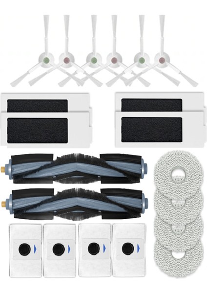 Sagrado Deebot T20 Pro /T20 Max/ T20 / T20 / X1/ T10 Robotlu Süpürge Için 20 Adet Aksesuar Kiti (Yurt Dışından)