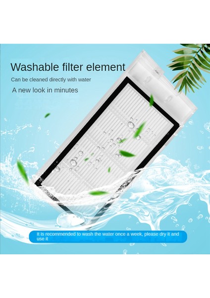 Sagrado Ana Fırça Yan Fırça Filtresi Paspas Bezi Eve Plus Robot Süpürge Için Yedek Aksesuarlar (Yurt Dışından) fiyatları