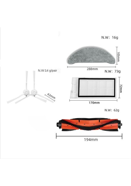 Sagrado Ana Fırça Yan Fırça Filtresi Paspas Bezi Eve Plus Robot Süpürge Için Yedek Aksesuarlar (Yurt Dışından) indirimleri
