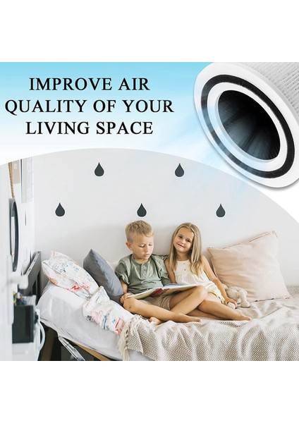 Sagrado Çekirdek P350/P350-RF Pet Hava Temizleme Cihazı Için 1 Adet Yedek Filtre, 3-In-1 H13 Hepa Filtre ve Aktif Karbon Filtre (Yurt Dışından) modelleri