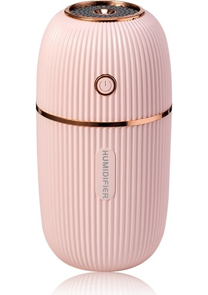 Sagrado Taşınabilir 300 ml Ultrasonik USB Aromalı Uçucu Yağ Difüzör Romantik Renk Gece Lambası Mist Maker Nemlendirici Pembe (Yurt Dışından)