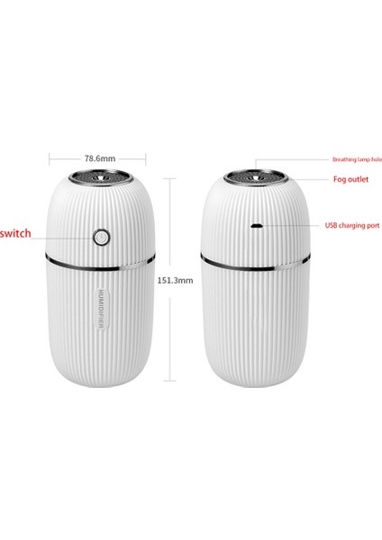 Sagrado Taşınabilir 300 ml Ultrasonik USB Aromalı Uçucu Yağ Difüzör Romantik Renk Gece Lambası Mist Maker Nemlendirici Pembe (Yurt Dışından) fiyatları