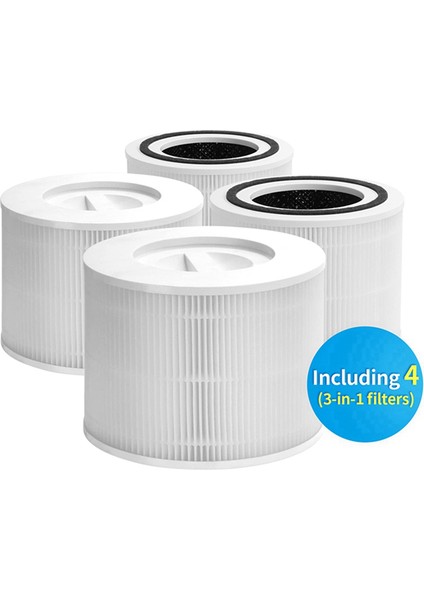 Sagrado Hava Temizleme Cihazı Core 300 Core 300S Core 300-RF Aksesuarları Için Yedek Filtre, 3-In-1 Gerçek Hepa Filtre (Yurt Dışından) fiyatları