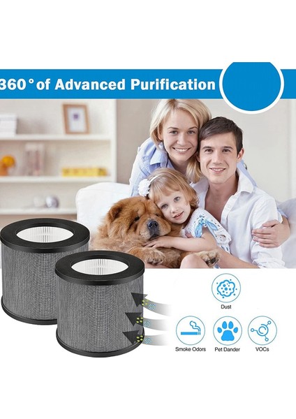 Sagrado TT-AP006 TT-AP006 Hava Temizleme Cihazı Için Hepa Yedek Filtre, Aktif Karbon Ön Filtreli 3'ü 1 Arada H13 Gerçek Hepa Filtre (Yurt Dışından) modelleri