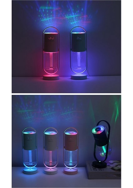 Sagrado 200ML Sihirli Gölge USB Hava Nemlendirici LED Işık Ultrasonik Aroma Difüzör Sprey Mini Ofis Hava Temizleme Cihazı Açık Mavi (Yurt Dışından) fiyatları