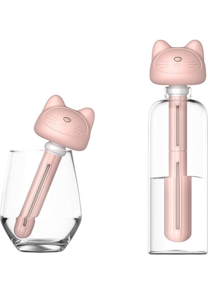 Sagrado Taşınabilir Mini Kedi Nemlendirici Ayrılabilir Sevimli Pet USB Aroma Yayıcı Ev Araba Ofis Otel Seyahat Humidificador Sisleyici Pembe (Yurt Dışından)