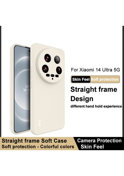 Xiaomi 14 Ultra Ince Düz Kenar Yumuşak Tpu Telefon Kapağı (Yurt Dışından) fiyatları