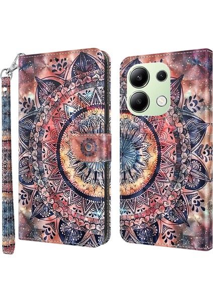 Xiaomi Redmi Note 13 4g Deri Telefon Cüzdan Kapağı (Yurt Dışından)