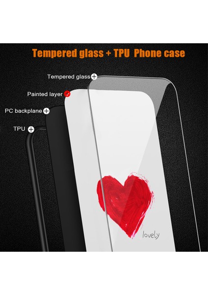Xiaomi Redmi Note 13 4g Temperli Cam+Pc+Tpu Telefon Kapağı (Yurt Dışından)