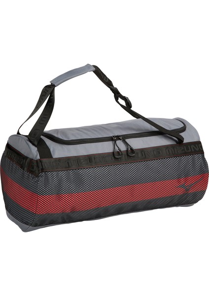 Holdall 38 Çanta Gri Kırmızı