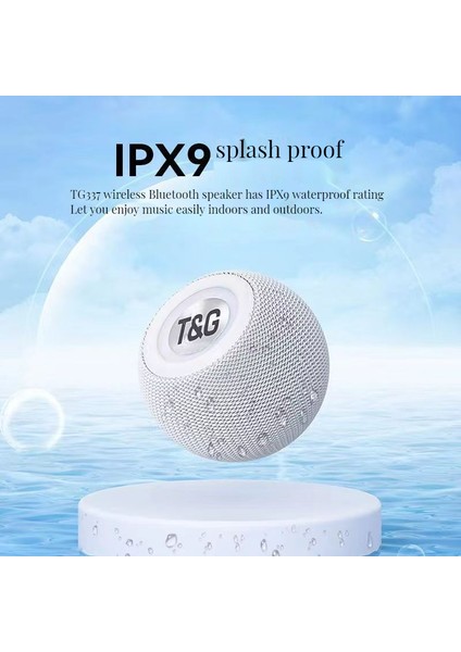 Süper Bas Yuvarlak Kablosuz Bluetooth Hoparlör SK001 (Yurt Dışından)