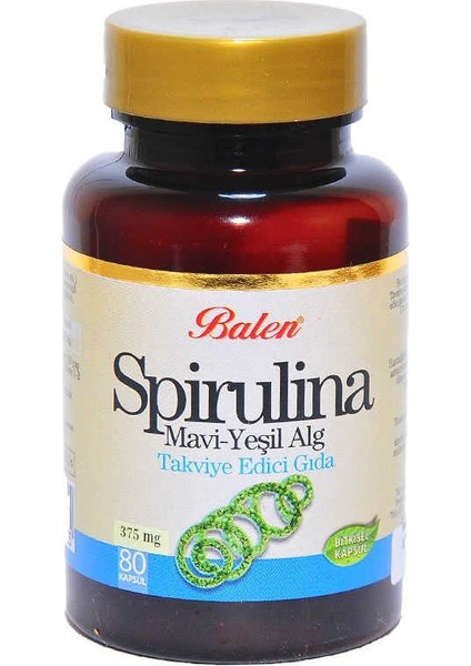 LISINYA214 Spirulina Mavi-Yeşil Alg 80 Kapsül