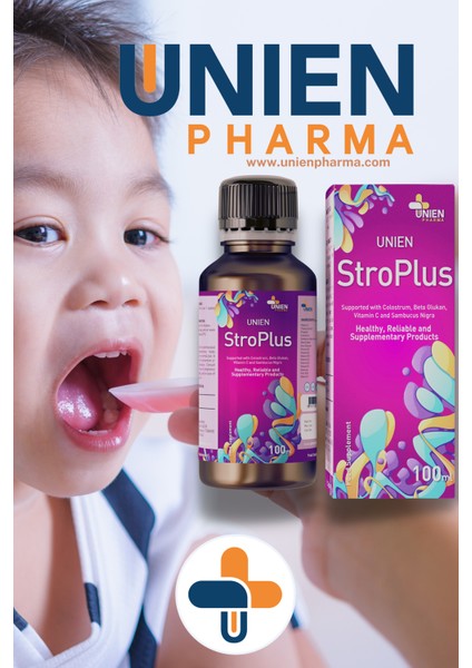 Stroplus 100 Ml/ Kolostrum Beta Glukan Çinko Folik Asit Selenyum Vitamin Içeren Takviye Edici Gıda