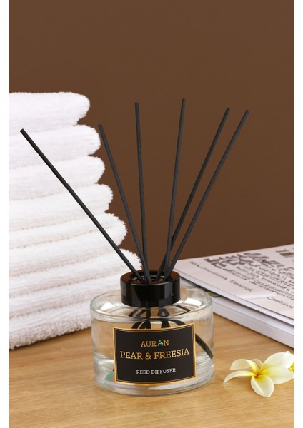 Pear & Fressia Çubuklu Oda Kokusu Bambu Kokusu Dekor Reed Diffuser 150ml