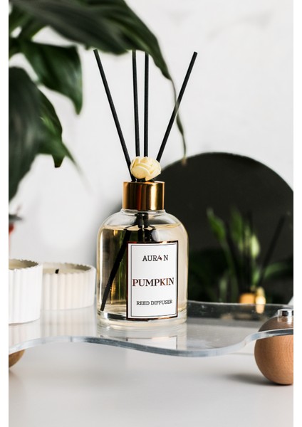 Pumpkin Çubuklu Oda Kokusu Bambu Kokusu Dekor Reed Diffuser 150ml