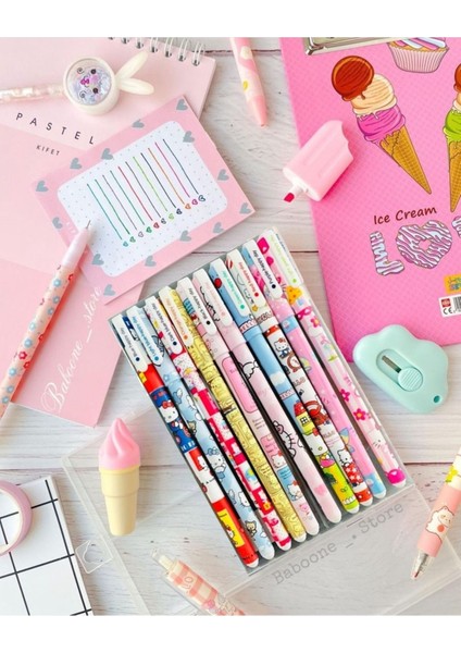 Hello Kitty 10LU Jel Kalem Seti