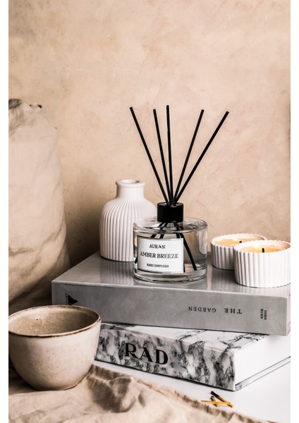 Amber Breeze Çubuklu Oda Kokusu Bambu Kokusu Dekor Reed Diffuser 200ml