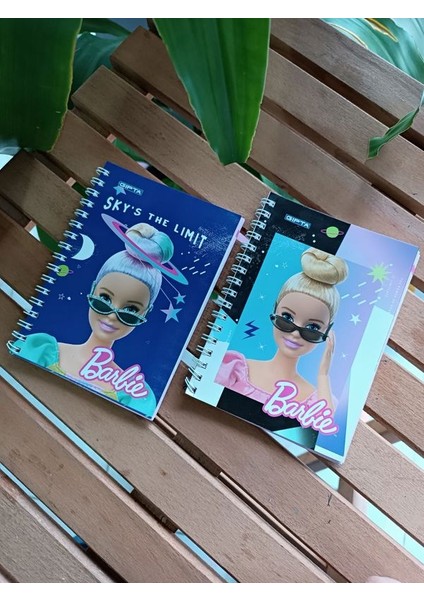 EyER Shoping 2 Adet Barbie Spiralli A6 Boy Defter