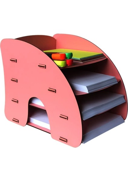A4 Evrak Rafı Masaüstü Organizer Evrak Rafı Dosya Düzenleyici Organizer-5
