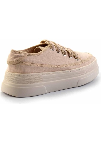 Bej Keten Kadın Sneaker K01345016818 modelleri