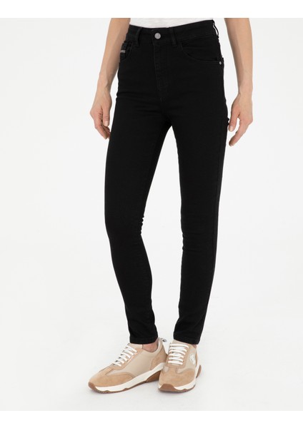 Kadın Siyah Skinny Fit Jean Pantolon 50284088-VR046 fiyatları