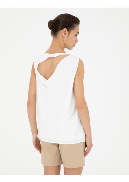 Kadın Mavi Regular Fit Bluz 50284644-Vr036