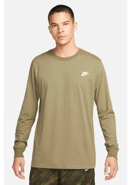 Sportswear Men's Long-Sleeve T-Shirt - Green DR7821-222