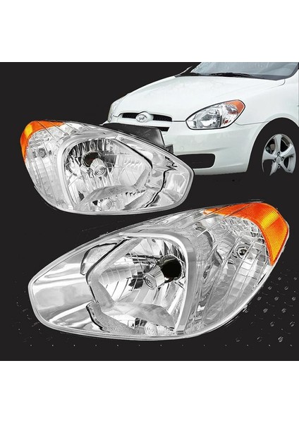 Hyundai Accent Era Sağ Sol Ön Far Takımı Motorlu 2006--2011