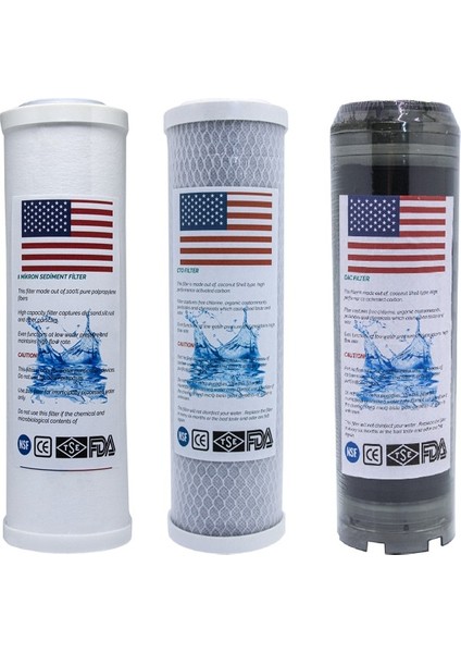 Aura Cebilon Compact Uyumlu 3'lü Filtre Seti Nsf Usa