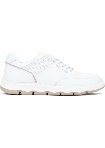 Erkek Hakiki Deri Beyaz Casual Ayakkabı 128 242291 Erk Ayk Y24 Beyaz Dr